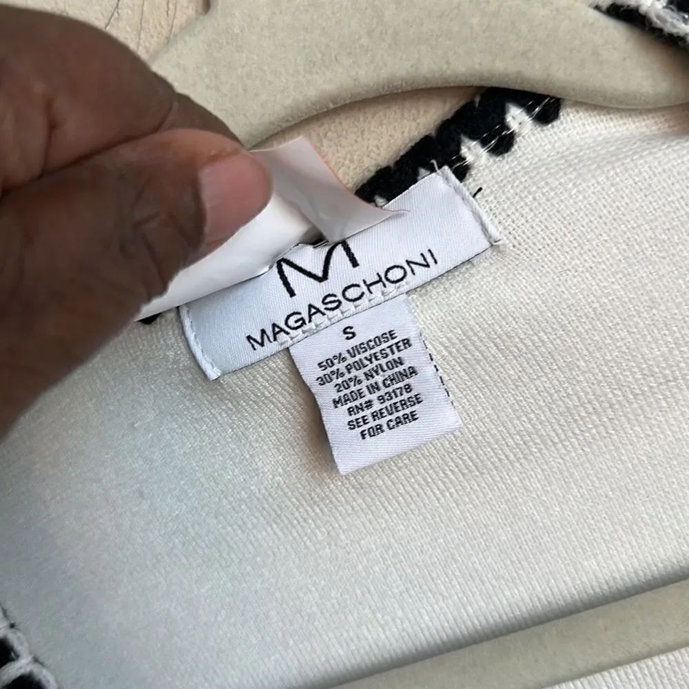 Magaschoni Long Line Open-front Cardigan S - Picture 6 of 6